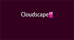 Desktop Screenshot of cloudscape.be