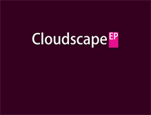 Tablet Screenshot of cloudscape.be
